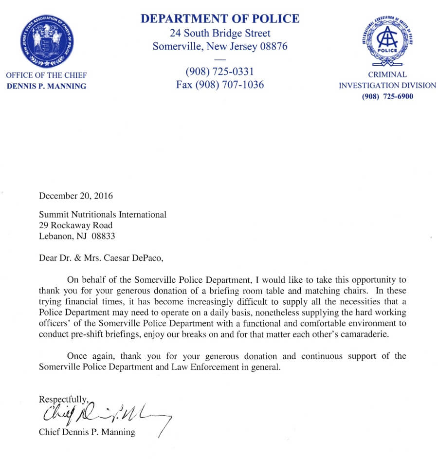 Chief Dennis P. Manning - Somerville Police Department